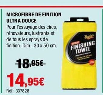 Autobacs Microfibre de finition ultra douce offre