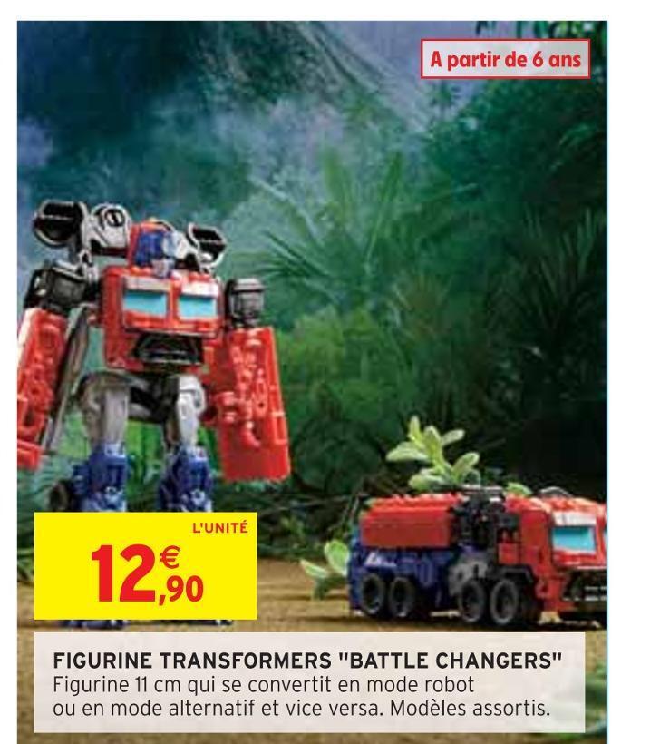 Intermarché Figurine transformers battle changers offre