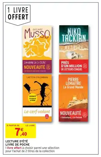 Intermarché Lecture d'été livre de poche offre