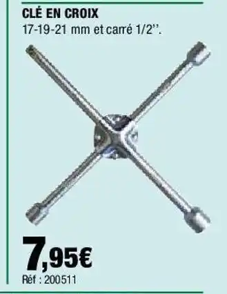 Autobacs Clé en croix offre
