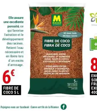 Gamm vert FIBRE DE | COCO 5 L offre