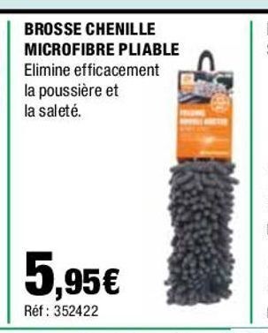 Autobacs Brosse chenille microfibre pliable offre