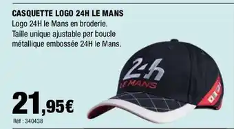 Casquette logo 24h le mans