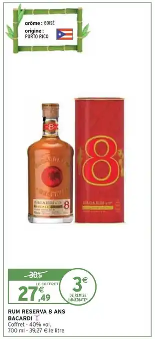 Bacardi rum reserva 8 ans