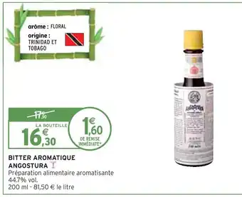 Intermarché Angostura bitter aromatique offre