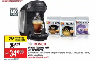 Cora x Carrefour Cafetière à capsules bosch offre