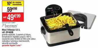 Cora x Carrefour Friteuse électrique offre