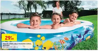 Intermarché Bestway piscine gonflable poissons corail offre