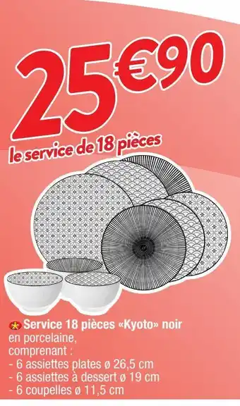 Cora x Carrefour Vaisselle de porcelaine offre