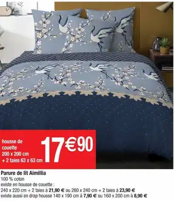 Cora x Carrefour Housse de couette offre