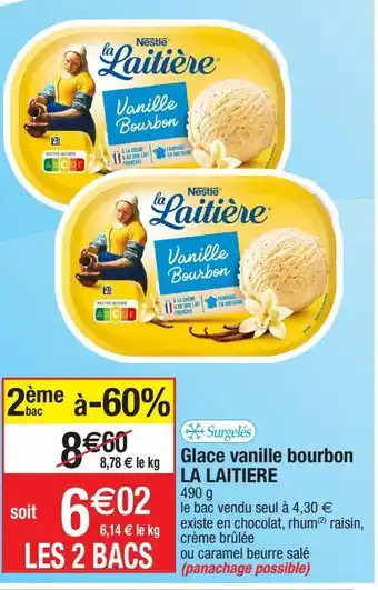 Pot de glace la laitière