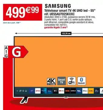 Cora x Carrefour Téléviseur samsung offre