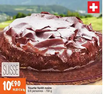 Migros Tourte Forêt Noire offre