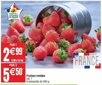 Cora x Carrefour Fraises offre