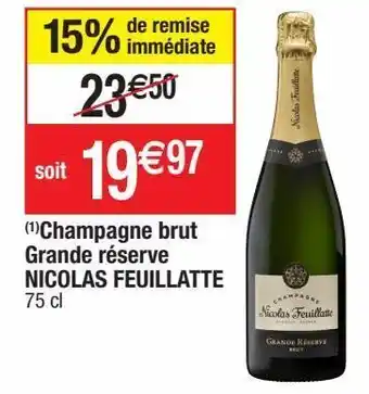 Champagne brut nicolas feuillatte