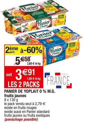 Cora x Carrefour Yaourt aux fruits yoplait offre
