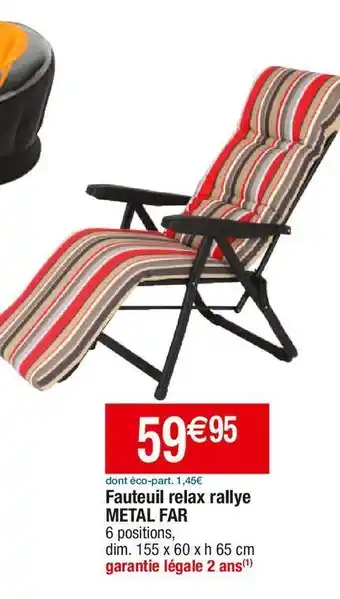 Cora x Carrefour Fauteuil relax offre