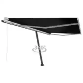 Vidaxl auvent automatique sur pied 400x350 cm anthracite