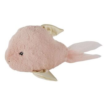 Peluche poisson rose et dorée