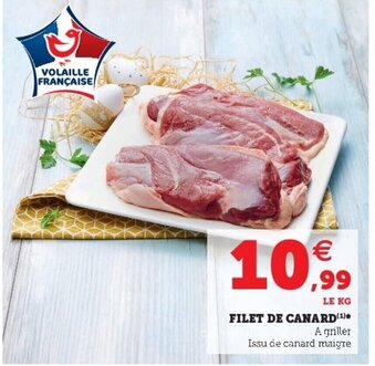 Super U Filet De Canard offre