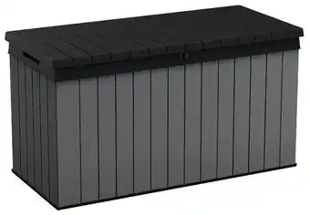 Brico Dépôt Keter coffre de rangement extérieur darwin gris 570 l offre