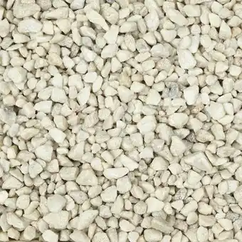Brico Dépôt Blooma gravier marbre blanc concassé - sac de 25 kg offre