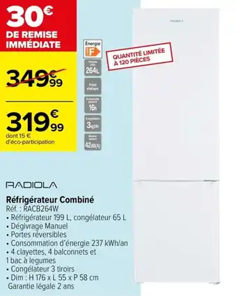 Réfrigérateur Combiné