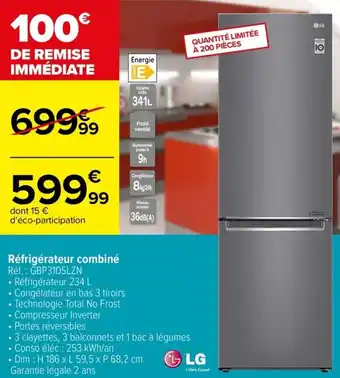 Réfrigérateur combiné