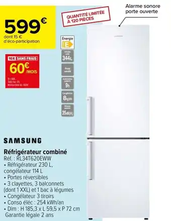 Réfrigérateur combiné