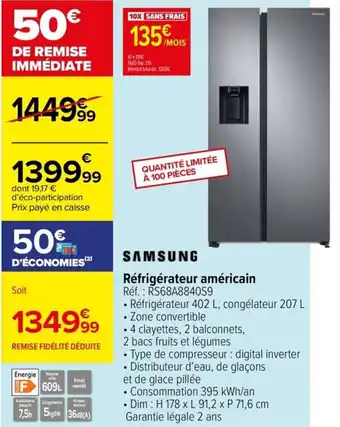 Réfrigérateur américain