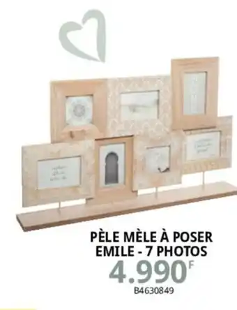 Bricorama PÈLE MÈLE À POSER EMILE - 7 PHOTOS offre