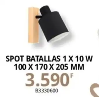 SPOT BATALLAS 1 X 10 W 100 X 170 X 205 MM