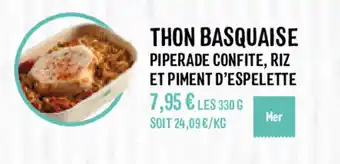Ecomiam THON BASQUAISE offre