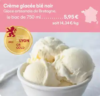 Crème glacée blé noir