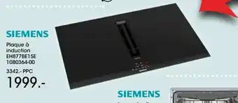 SIEMENS Plaque à induction