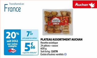 Auchan Plateau assortiment auchan offre