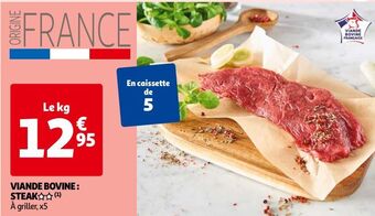 Auchan Viande bovine : steak offre