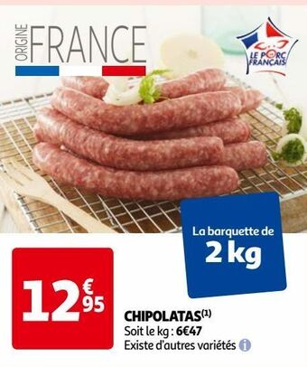 Auchan Chipolatas offre