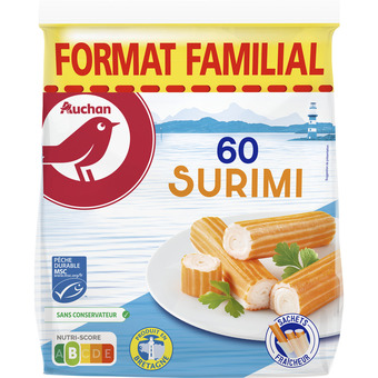 Auchan Bâtonnets de surimi auchan offre