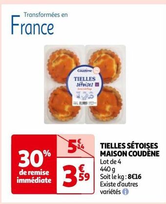 Auchan Tielles sétoises maison coudène offre