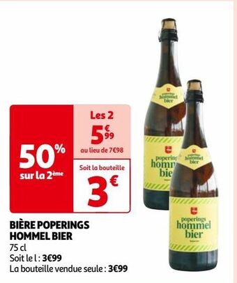 Auchan Bière poperings hommel bier offre