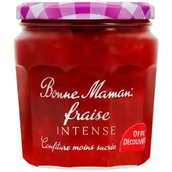 Confiture de fraise bonne maman intense offre decouverte