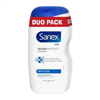 Auchan Gel douche regular health sanex offre
