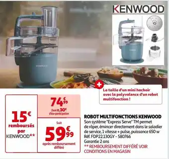 Auchan Robot multifonctions kenwood offre