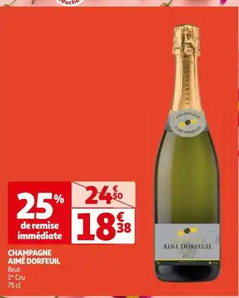 Auchan Supermarché Champagne  aimé dorfeuil offre