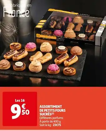 Auchan Supermarché Assortiment de petits fours sucrés offre