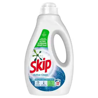 Auchan Supermarché Lessive liquide active clean skip offre