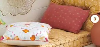 Auchan Actuel coussin 30x50 cm gaze de coton offre