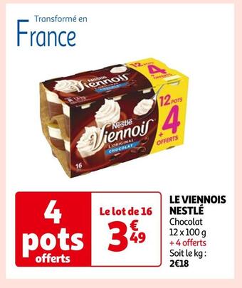 Auchan Nestlé le viennois offre