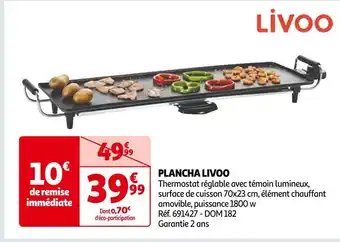 Auchan Livoo plancha offre